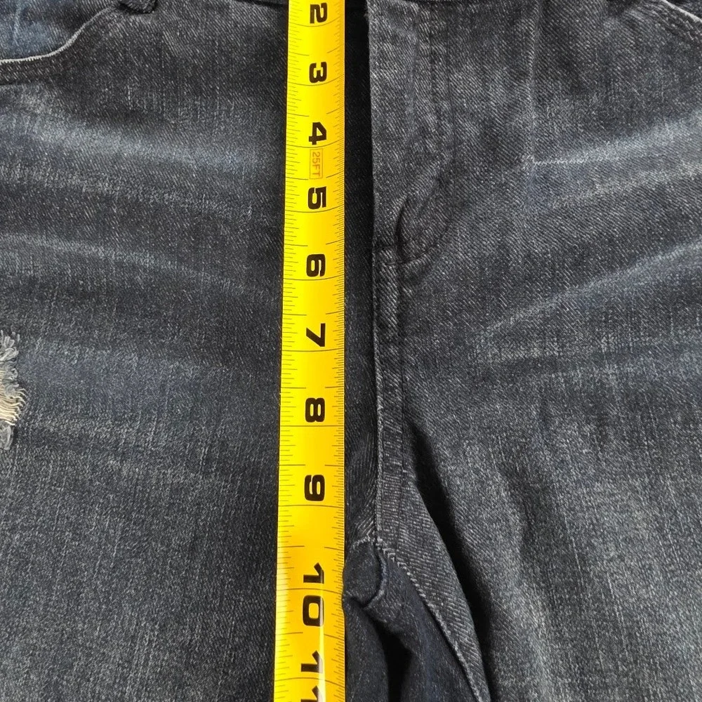 Rewash Vintage Reunion‎ Distressed Flare Jeans Dark Wash Blue Womens 13/31 Curvy